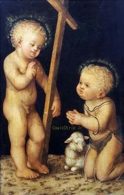 Lucas Cranach the Elder Infant Christ and Saint John the Baptist Christie's