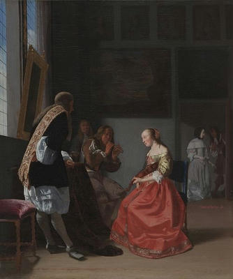 A Musical Company　Jacob Ochtervelt (Dutch, 1634-1682)